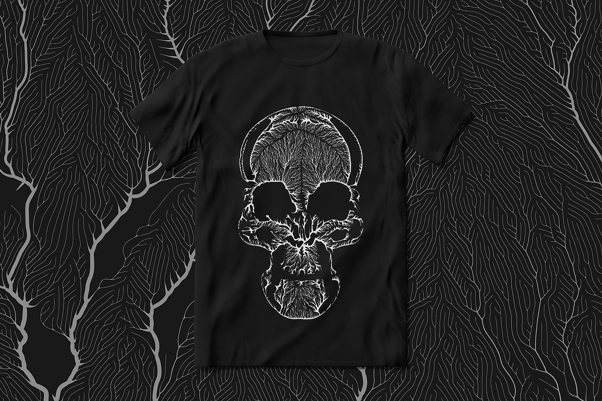 The Skull Growth, a Decorative Illustration by GarryKillian (Photo 3 of 6)