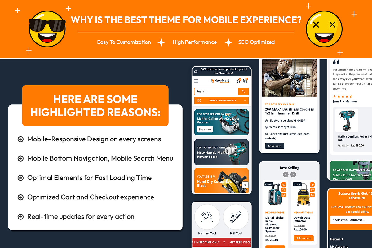 Construction Tools Shopify Theme, a Shopify Template by LogicGo Shopify Experts (Photo 2 of 8)