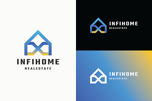 Infinity Home Real Estate Logo, a Branding & Logo Template by Design_Planet