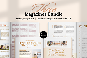 Three Magazines Bundle