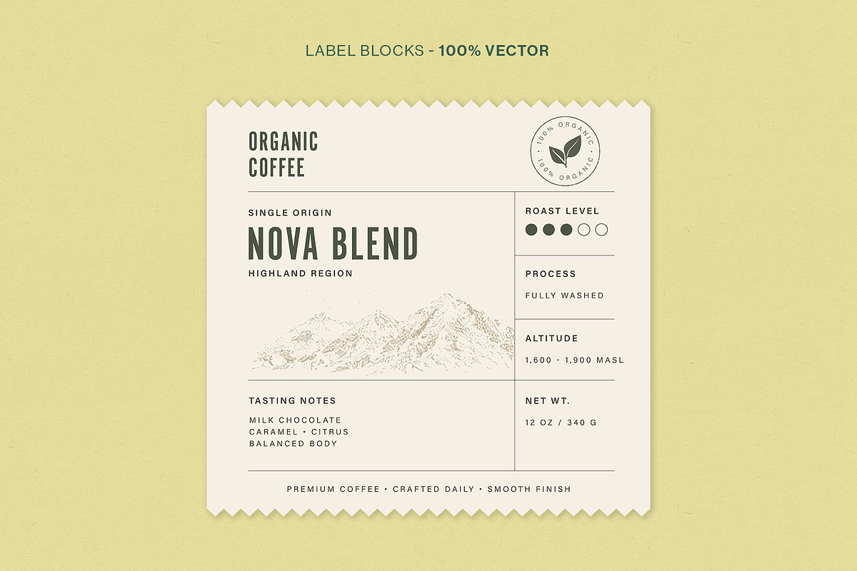 Label Template Set, a Stationery Template by BrandPacks (Photo 3 of 14)