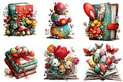 whimsical easter storybook bundle, an Illustration by CreationArt (Thumbnail 4 of 6)