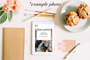 Peach + Mint Styled Mockups, a Social Media Template by Brand Strategy Co. (Thumbnail 4 of 6)