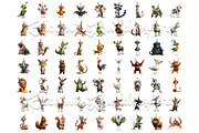 112 Whimsical Quirky Pets Clipart, an Animal Illustration by Art Paradise Studios (Thumbnail 8 of 9)