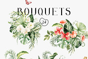 Tropical forest- watercolor greenery, a Decorative Illustration by Pamyatka Shop (Thumbnail 7 of 13)