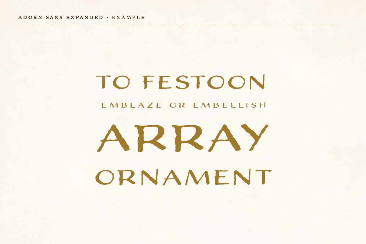 Adorn Collection, a Sans Serif Font by Laura Worthington (Photo 28 of 62)