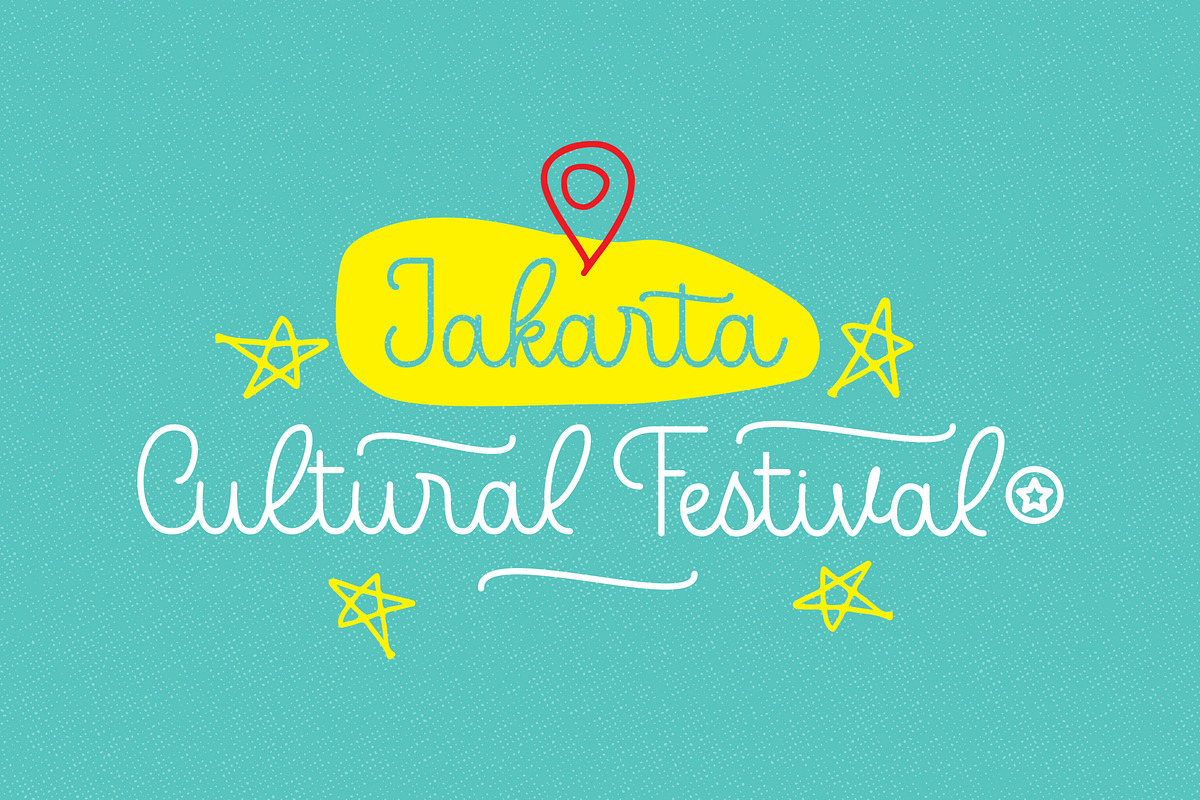 Lullaby Playful Typeface preview 6