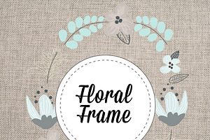 Floral Frame Vector & PNG