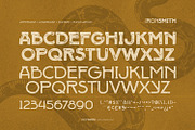 Iron Smith - Dirty Stamp Font, a Sans Serif Font by ikiiko (Thumbnail 6 of 7)