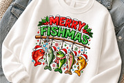 Merry Fishmas Funny Christmas PNG, an Object Graphic by Zahyl Studio (Thumbnail 3 of 7)