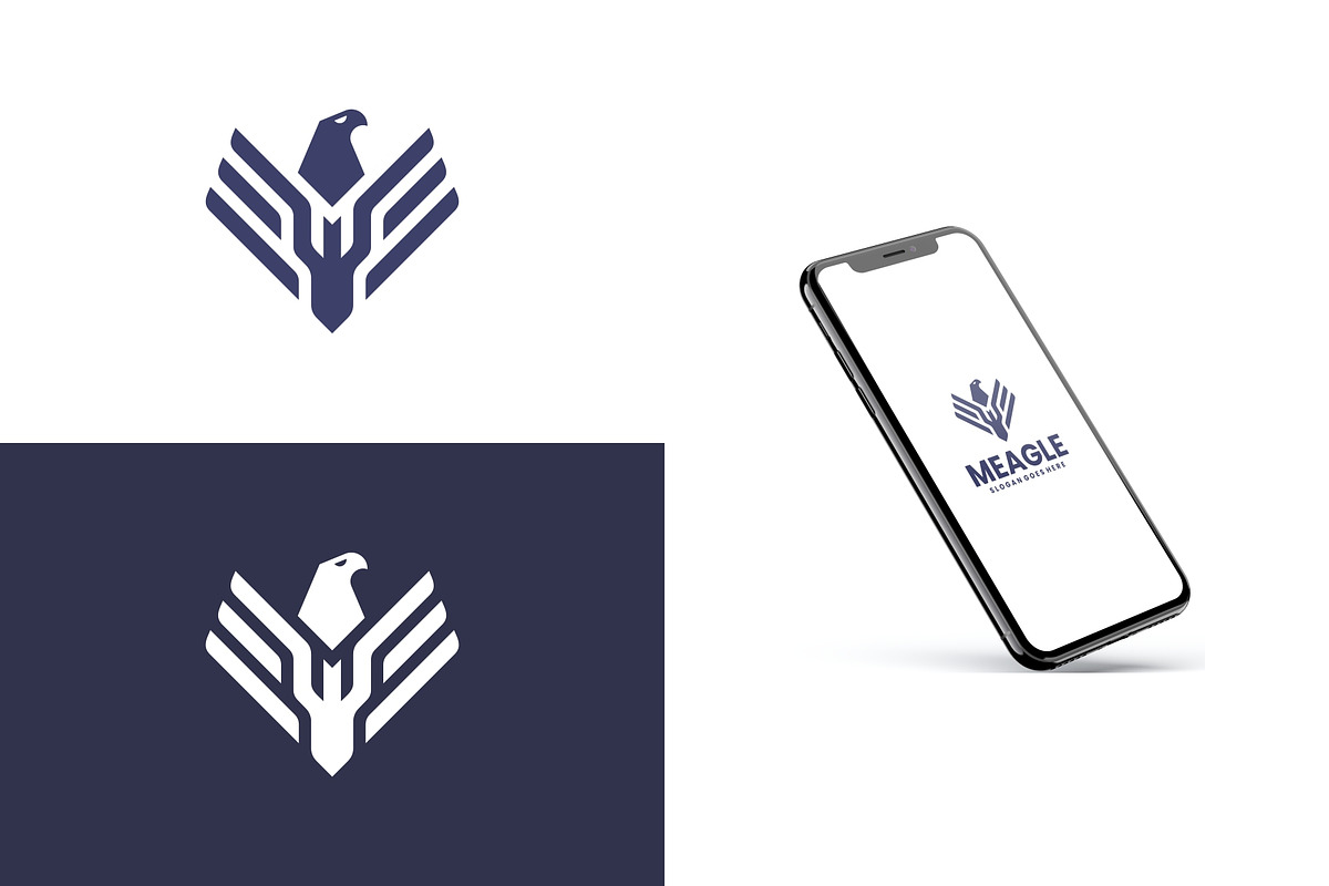Silhouette Eagle Logo Design, a Branding & Logo Template by Artnivora.Std (Photo 2 of 4)