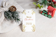 Christmas 2x3.5 Gift Tag Mockup, a Product Mockup by ILoveMockupDesign (Thumbnail 5 of 11)