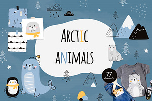 Arctic Animals. Graphic Collection