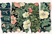 William Morris Geranium Seamless, a Pattern Graphic by PrintablesByFranklyn (Thumbnail 9 of 10)