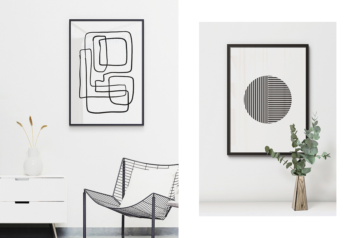Minimal Frame Mockup Template Bundle, a Product Mockup by FoundImages (Photo 7 of 27)