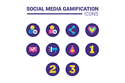 60 Gamification Icons, an Outline Icon by Flat Icons (Thumbnail 5 of 7)