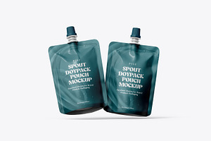 Spout Pouch Packaging Brand Mockup