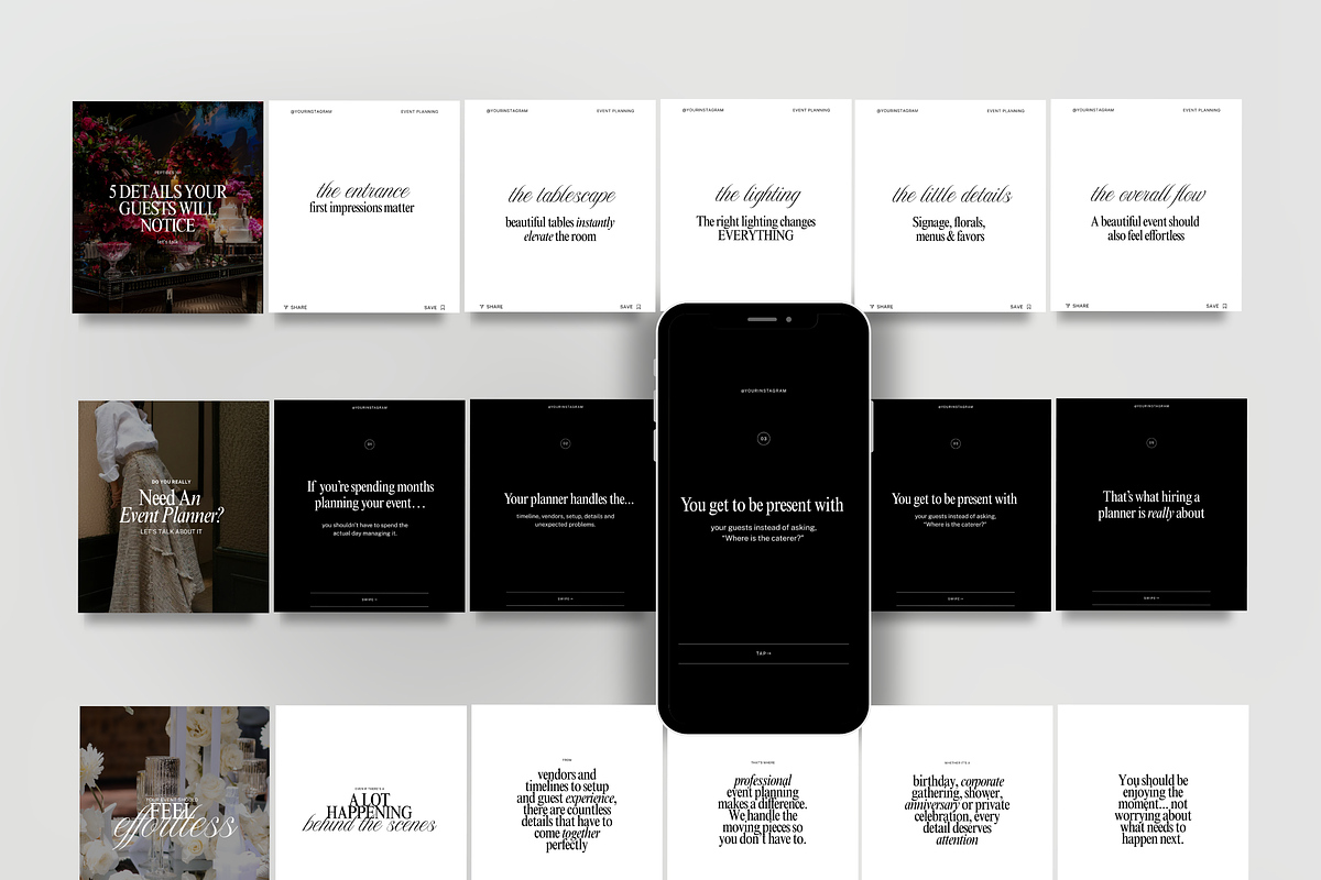 Event Planner Social Media Templates, a Social Media Template by Design Driven Media (Photo 5 of 12)