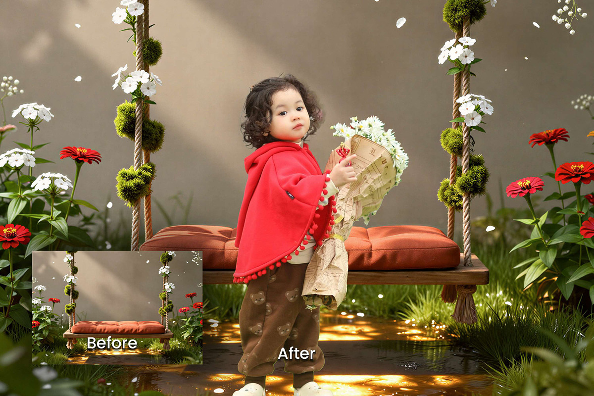 29 Garden Swing Digital Backdrops, a Background Graphic by 3Motional (Photo 5 of 8)
