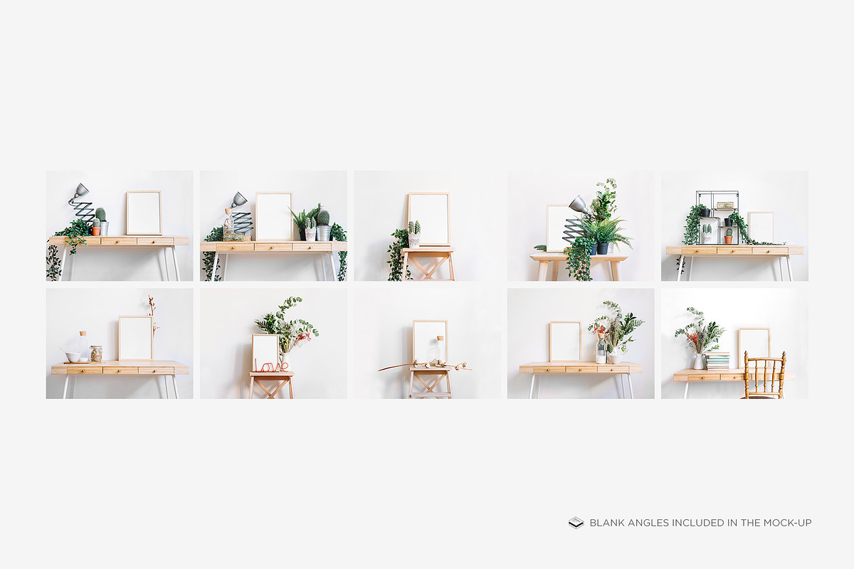A4 Portrait Frame on Scenes Mock-up, a Print Template by Branda Keeps (Photo 3 of 20)