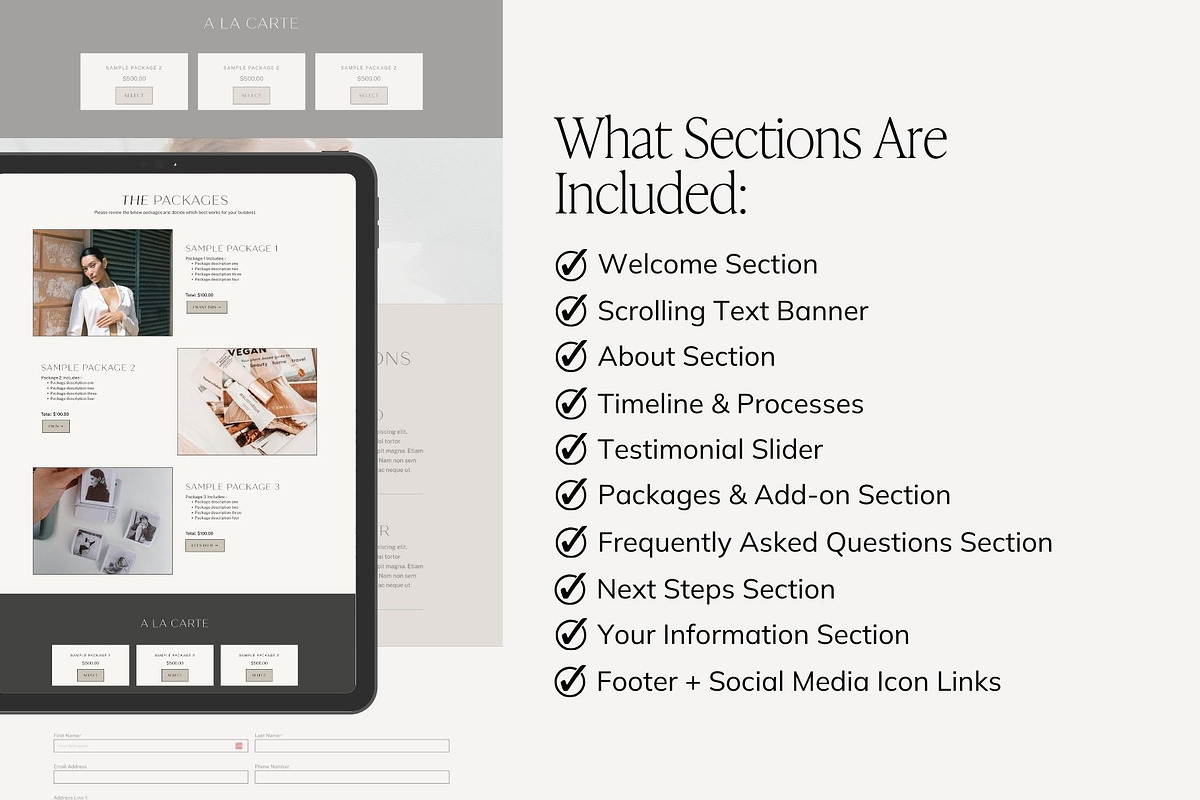 Dubsado Proposal Template | Sophia, a Websites & App Template by Sarah Worboyes Designs (Photo 3 of 6)