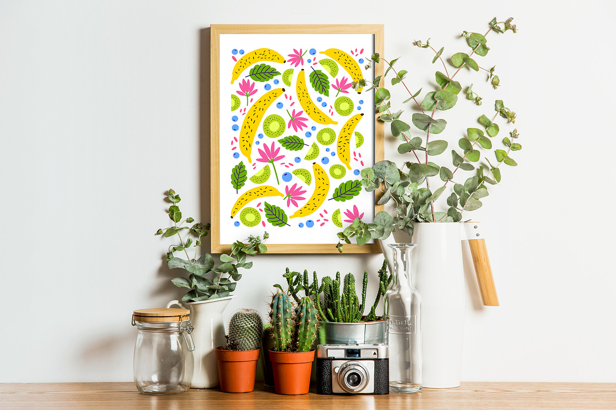 Summer cards, seamless patterns, a Decorative Illustration by Good Studio (Photo 15 of 19)
