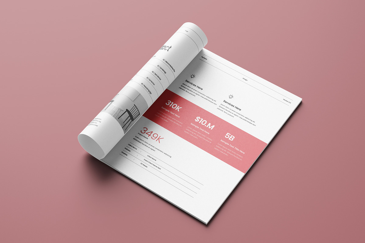 Interior Portfolio Template preview 2