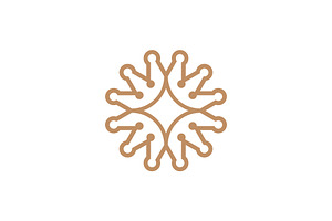 elegant crown star flower logo, a Branding & Logo Template by Rasagama Studio