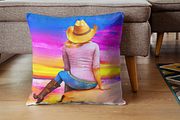 Template art, Cowgirl, Seaside, a Stationery Template by Boho Pixel Dust (Thumbnail 2 of 5)