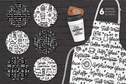 Coffee lettering &clipart collection, a Decorative Illustration by Lana Sham (Thumbnail 12 of 15)