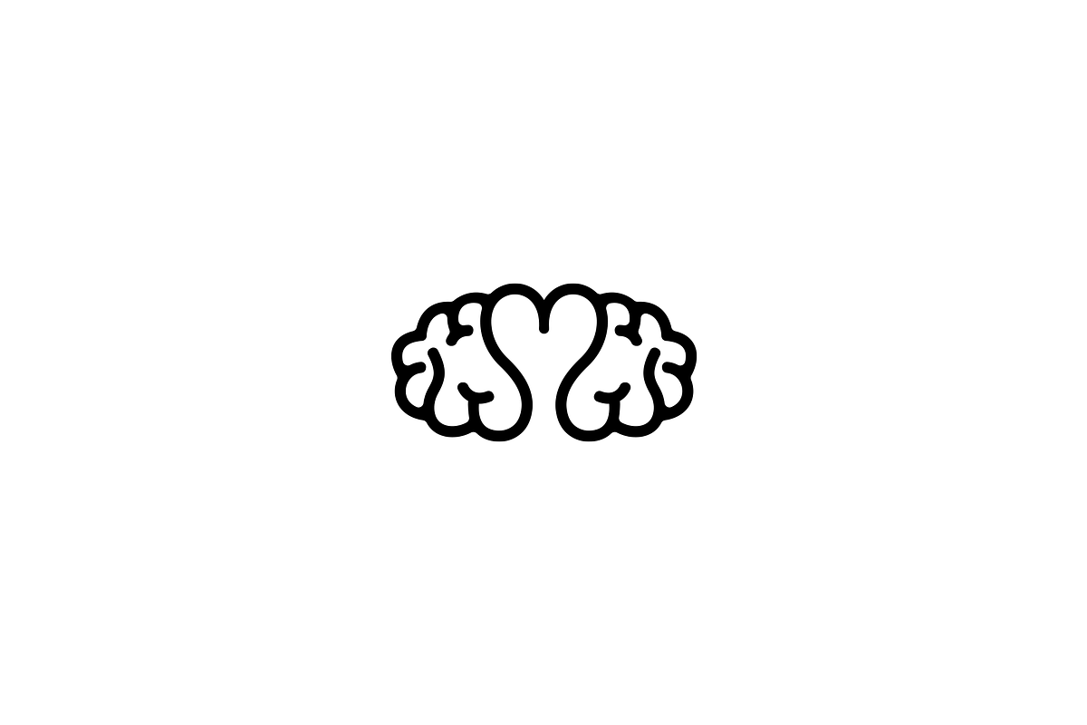 Minimalist Brain with Love Logo, a Branding & Logo Template by Luxury Logos (Photo 3 of 4)