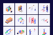 410 Everyday Isometric Illustration, a Finance Illustration by Vectors Market (Thumbnail 9 of 17)