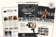 Wedding Videographer Website, a Squarespace Template by Template Twist Shop (Thumbnail 2 of 10)