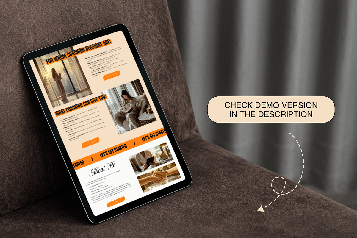 Coach Squarespace Website Template, a Squarespace Template by DesignsbyMariaStudio (Photo 10 of 10)