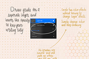Grid, Dot & Line Procreate Brush Set, a Brush Add-On by Sometimes Crafter Studio (Thumbnail 9 of 9)