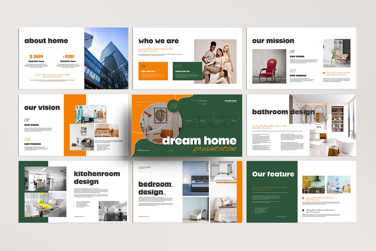 Dream Home Presentation Template, a Presentation Template by MightyDesign (Photo 1 of 8)