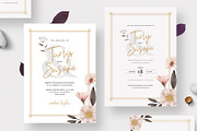 Minimalist Wedding Invitation Set, an Invitation Template by Theme Weavers (Thumbnail 2 of 5)