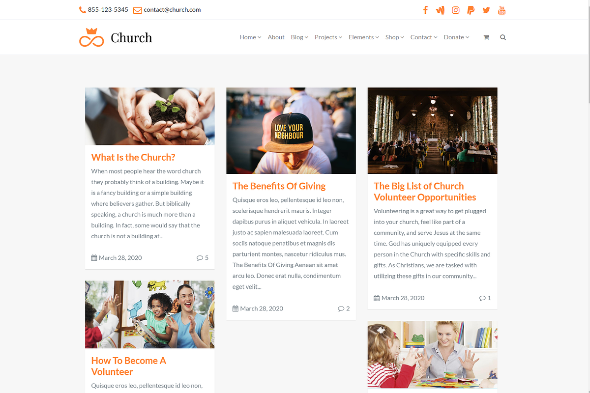 Church Religious WordPress Theme, a WordPress Template by Visualmodo (Photo 10 of 31)