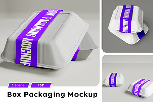 Box Packaging Mockup, a Product Mockup by Mockupnine