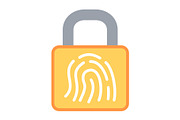 Smart Lock Flat Icon, a Duotone Icon by Pexelpy (Thumbnail 1 of 2)