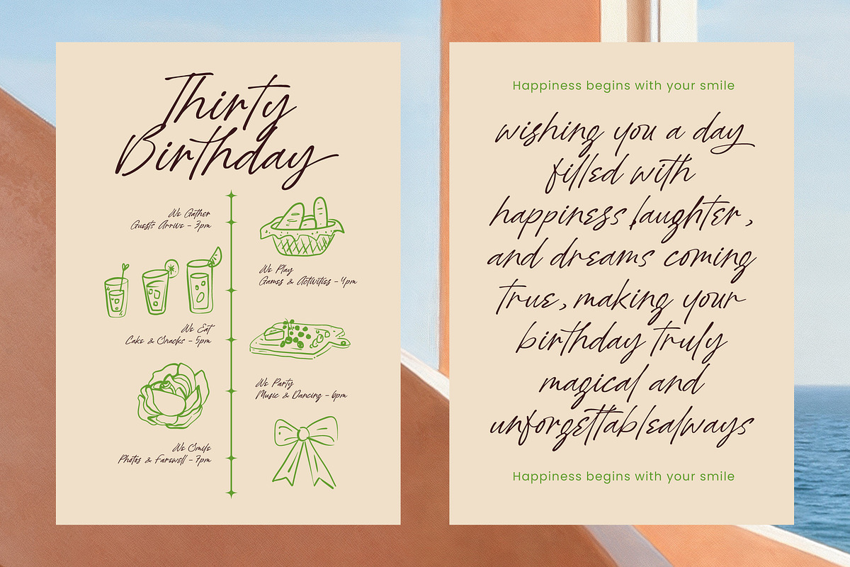 Oldpen Sunday Ink Handwritten Font, a Script Font by Letterena Studios Script (Photo 14 of 15)