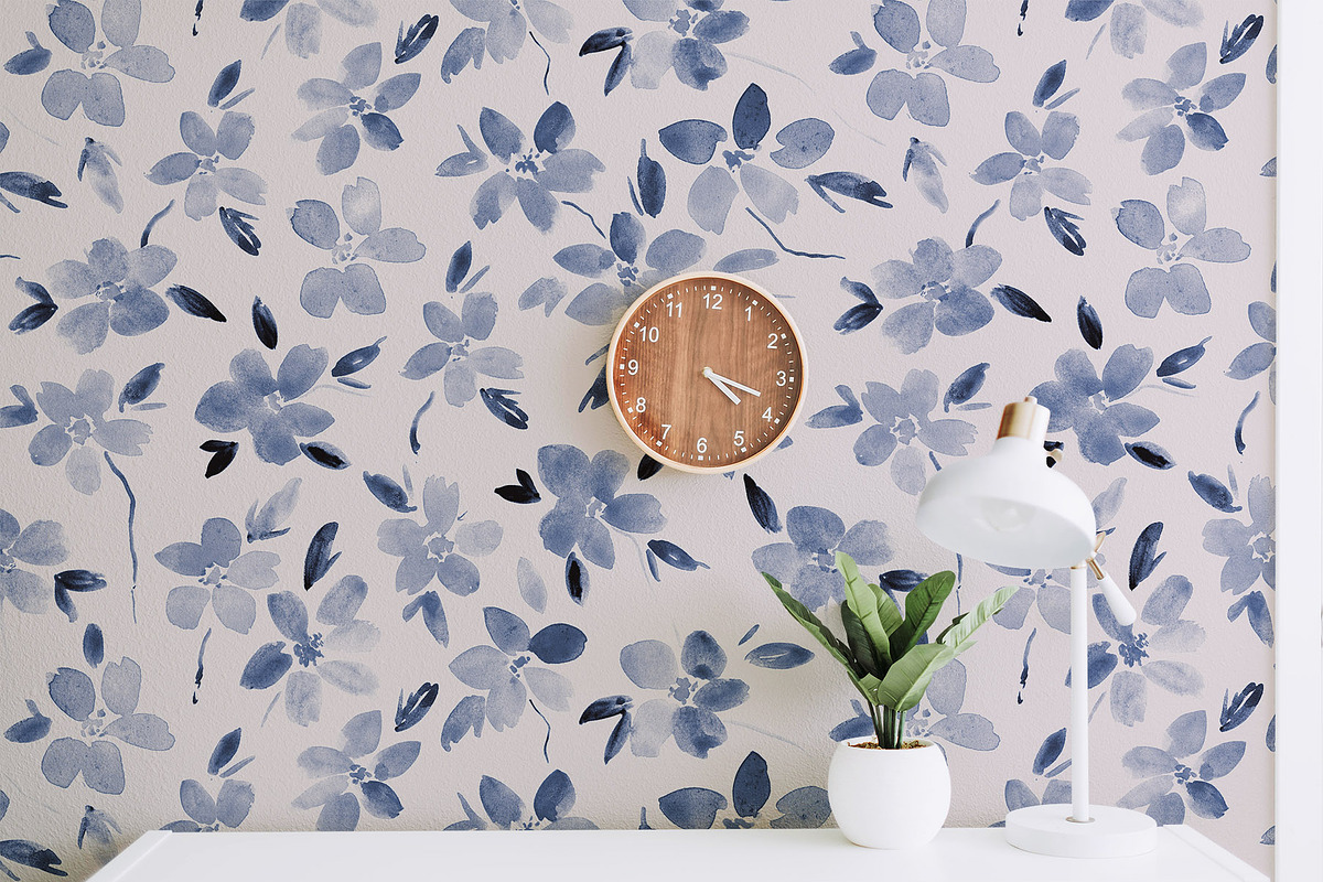 Bloom in Sardinia - pattern, a Pattern Graphic by Katerina Tova (Photo 2 of 9)