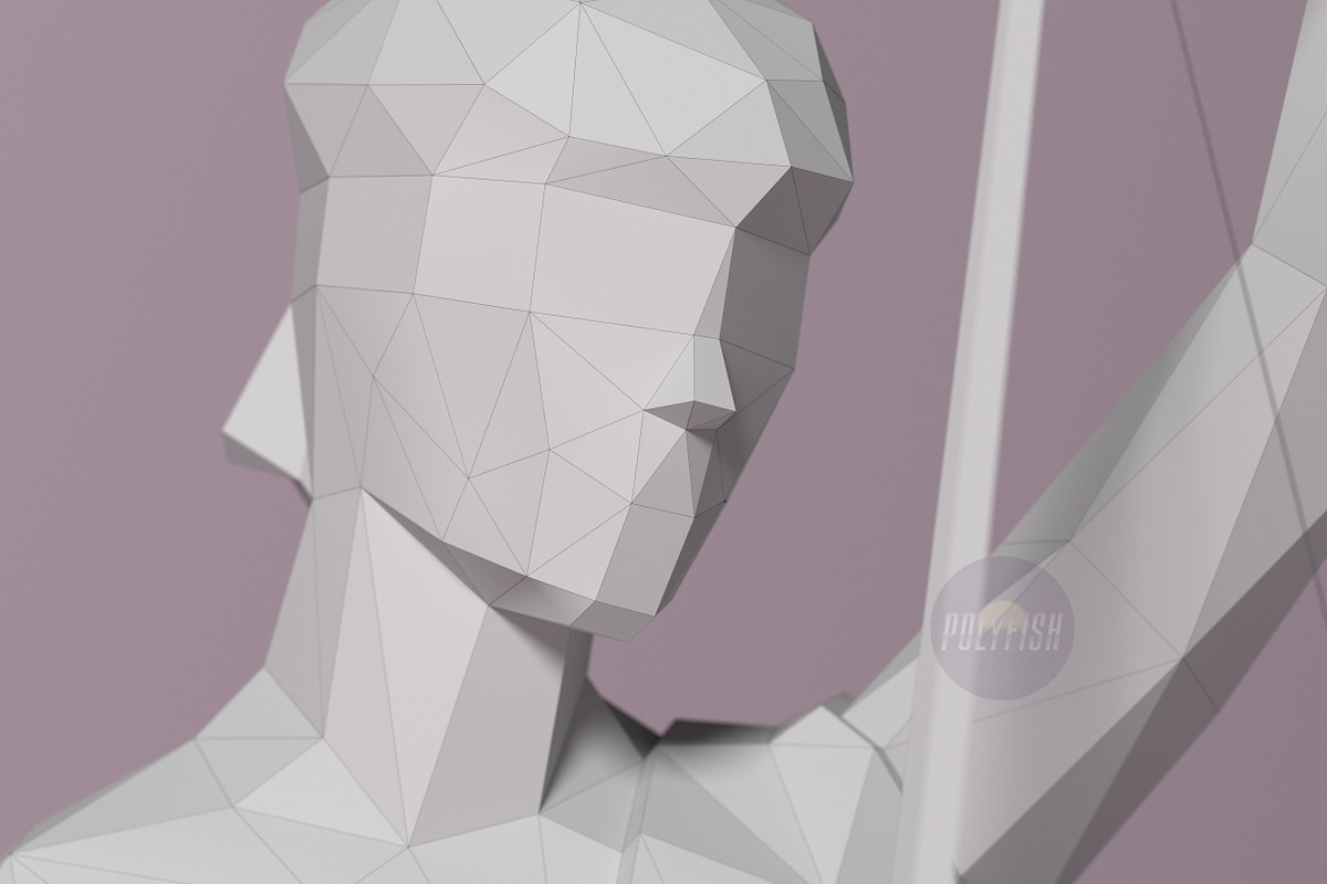 DIY Themis 3D model template, a Templates & Theme by PolyFish