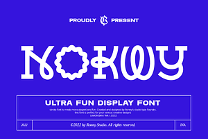 Nokwy Ultra Fun Display Font