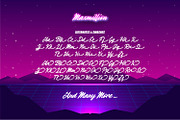 Maxmillion - 80s Brush Type, a Script Font by ikiiko (Thumbnail 5 of 6)