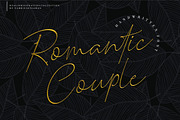 Romantic Couple // Elegant Signature, a Script Font by typeline studio (Thumbnail 1 of 9)