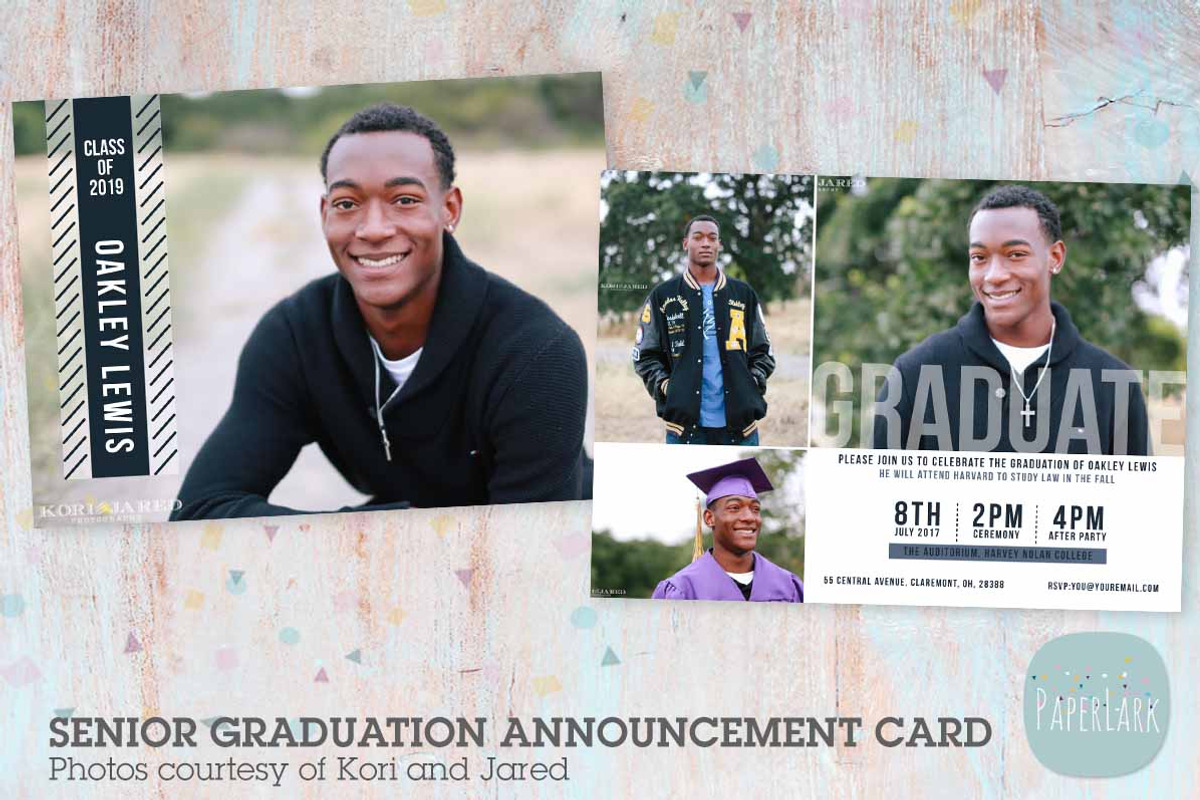 AG006 Senior Graduation Card, a Flyer Template by Paper Lark (Photo 2 of 4)