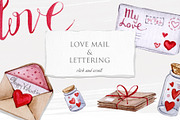 Watercolor Valentine Day Collection, a Food Illustration by S_ARTLOVE (Thumbnail 2 of 10)
