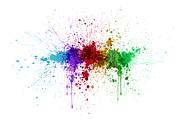 Paint Splash: 6 Backgrounds, a Person Illustration by vekstok (Thumbnail 5 of 6)