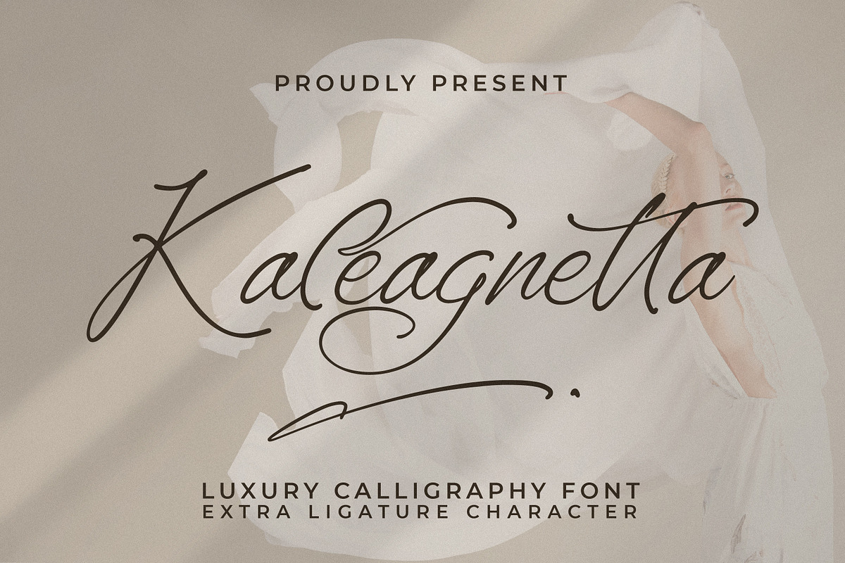 Kaleagnetta, a Handwritten Font by Integritype Studio (Photo 1 of 15)